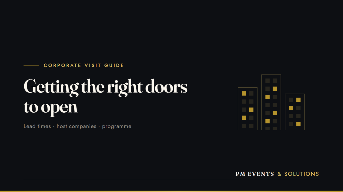 How to Arrange Corporate Visits in Singapore